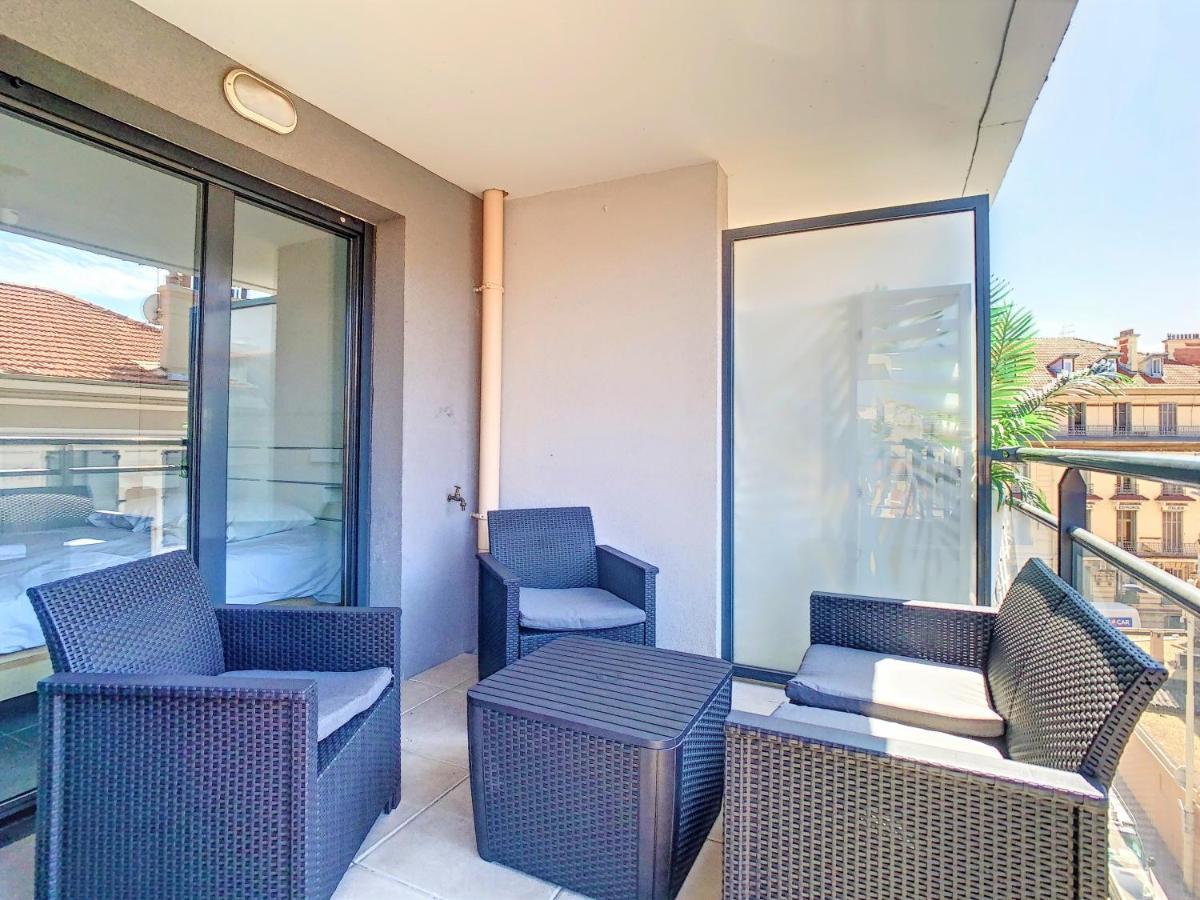 2P Cannes Centre-Ville Terrasse Exterior foto